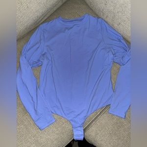 Blue bodysuit from Skims